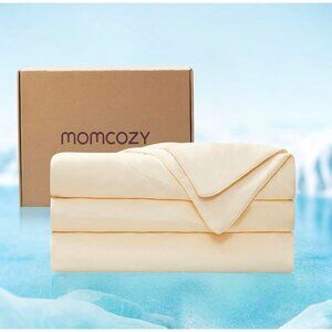 Momcozy White Cooling Comforter 90"x90" 1x
